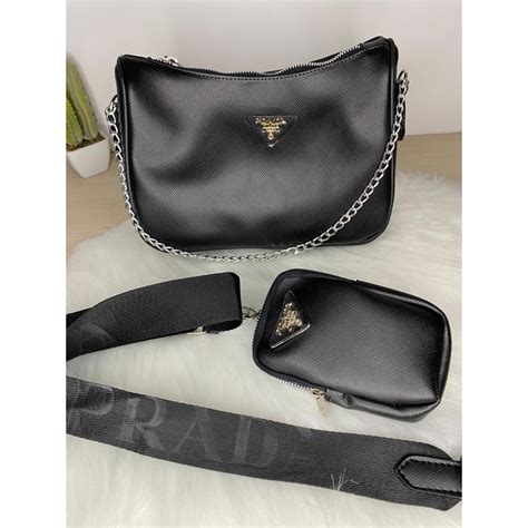 bolsa prada réplica primeira linha